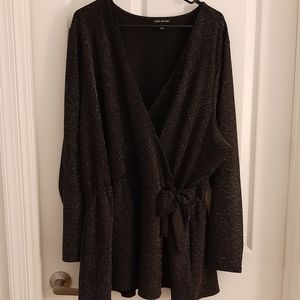 Lane Bryant Long Sleeve Wrap Top